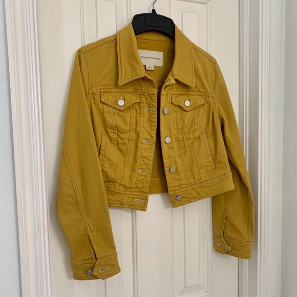 Pilcro and the letterpress yellow denim jacket - Picture 6 of 13